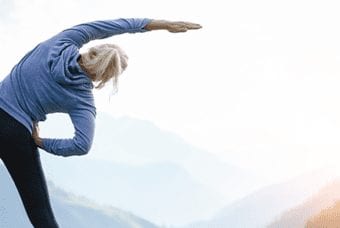 Woman Stretching